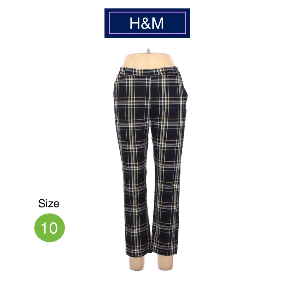 H&M Plaid Dress Pants
